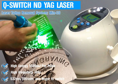 1064 нм/532 машина удаления татуировки лазера НД нм ИАГ, оборудование удаления лазера татуировки