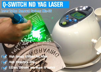 Намочите обработку лазера НД ИАГ воздушного охлаждения для удаления волос/удаления пигментацией
