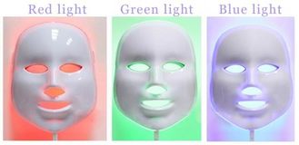 Польза дома лицевого щитка гермошлема кожи машины СИД Фототерапы 7 цветов приведенная подмолаживанием