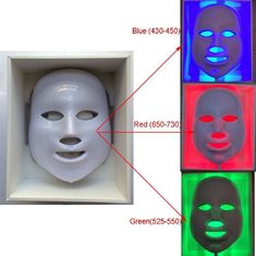 Лицевая терапия приведенная света заботы кожи стороны маски, Реджувенатинг блок терапией кожи светлый